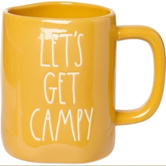 Rae DUNN • “Let’s Get Campy” Yellow Mug - Picture 10 of 11